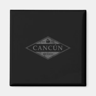 Cancun Mexico Souvenir Retro Strand Vintage Dames Magneet