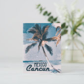 Cancun Mexico  stijl poster Kunst Briefkaart (Staand voorkant)
