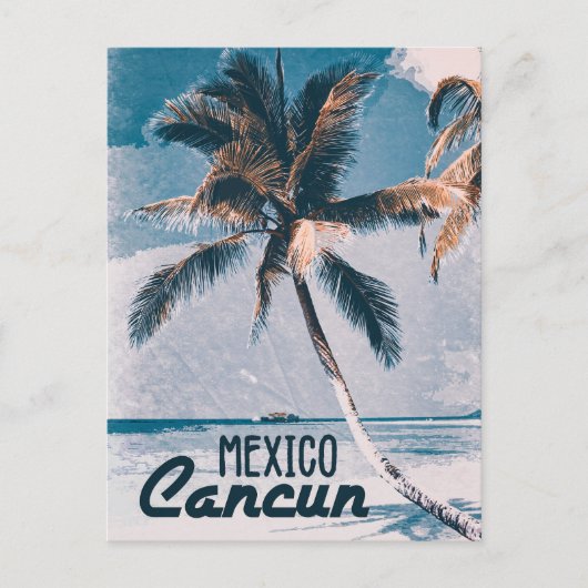Cancun Mexico  stijl poster Kunst Briefkaart (Voorkant)