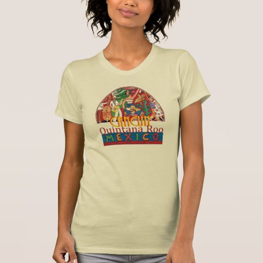 CANCUN Mexico T-shirt (Voorkant)