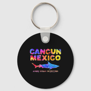 Cancun Mexico T Shirt Shark Gevist T-shirt Sleutelhanger