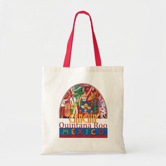 CANCUN Mexico Tote Bag (Voorkant)