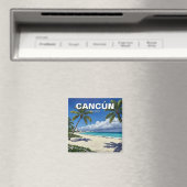 Cancun Mexico Travel Beach Magneet (Insitu (Vaatwasser))