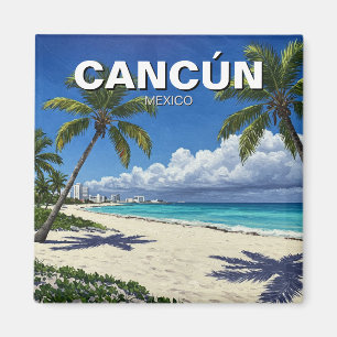 Cancun Mexico Travel Beach Magneet