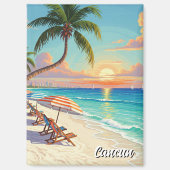 Cancun Mexico Travel Beach Magneet (Voorkant)