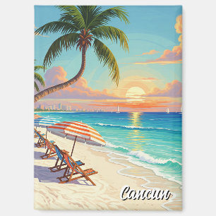 Cancun Mexico Travel Beach Magneet