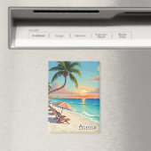 Cancun Mexico Travel Beach Magneet (Insitu (Vaatwasser))