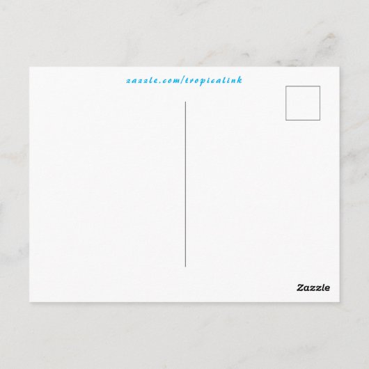 Cancun Mexico Tropical Zee Wave Beach  Briefkaart (Achterkant)