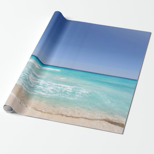 Cancun Mexico Tropical Zee Wave Beach  Cadeaupapier (Uitgerold)