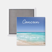 Cancun Mexico Tropical Zee Wave Beach Magneet (Voorkant / Achterkant)
