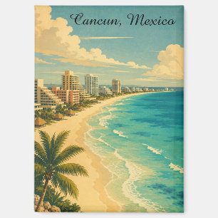 Cancun Mexico Tropisch Landschap Vakantie Magneet