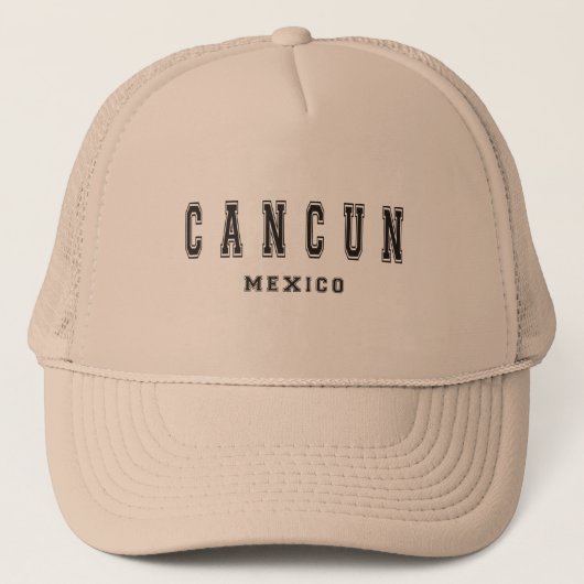 Cancun Mexico Trucker Pet (Voorkant)