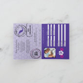 Cancun, Mexico Uitnodiging huwelijkspaspoort (Binnen)