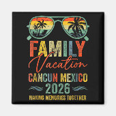 Cancun Mexico Vacation 2026 Matching Family Group  Magneet (Voorkant)