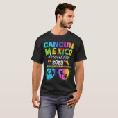Cancun Mexico Vacation Beach 2025 Trip Groep Squad T-shirt (Voorkant volledig)