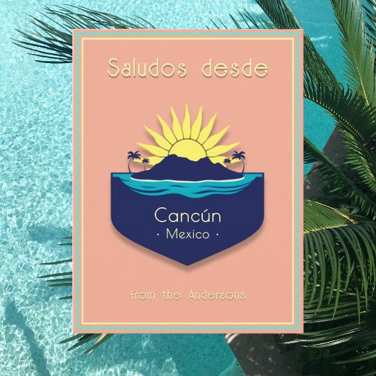 Cancun Mexico vakantie Briefkaart