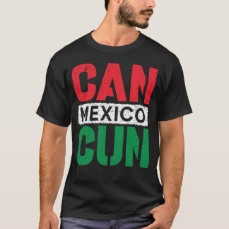 Cancun Mexico Vakantie Souvenir 2023 Bech Zomer T-shirt