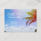 Cancun Mexico Visitekaartje (Achterkant)