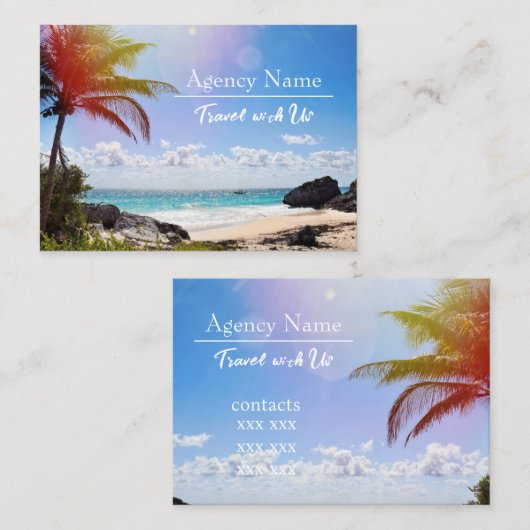 Cancun Mexico Visitekaartje (Voorkant / Achterkant)