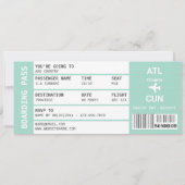 Cancún Mexico vliegtuiginstapkaart weekend Kaart (Achterkant)