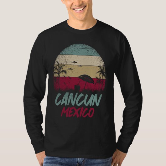 Cancun Mexico Yucatan Holiday Vacation Travel  1 T-shirt (Voorkant)