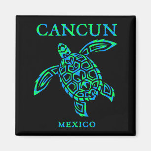 Cancun Mexico Zeeschildpad Jongens Meisjes Dames Magneet