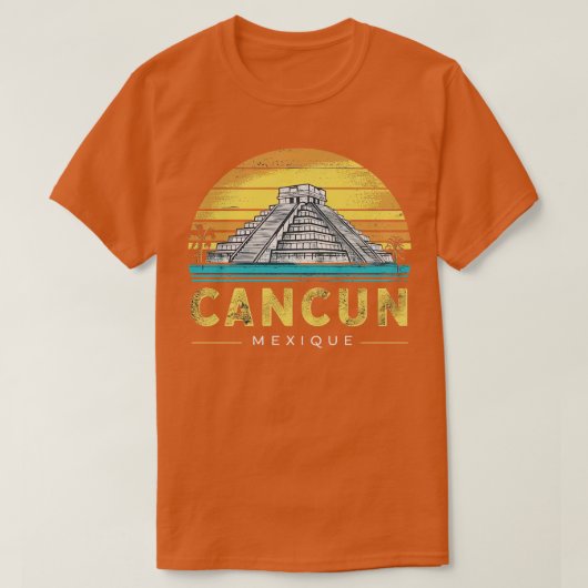Cancun Mexique T-shirt (Design voorkant)