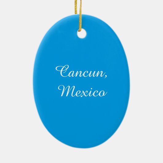 Cancun Ornament (Achterkant)
