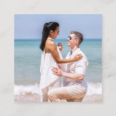Cancun Passport Wedding QR Informatiekaartje (Achterkant)