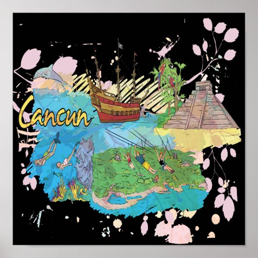 Cancun Poster (Voorkant)