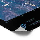 Cancun, poster van de Mexicaanse satelliet (Hoek)