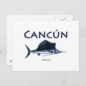 Cancun Sailfish Briefkaart (Voorkant / Achterkant)