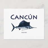 Cancun Sailfish Briefkaart (Voorkant)