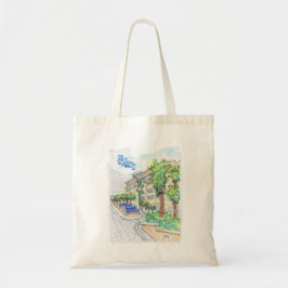 Cancun Sandos Gevel Kleurrijk Tote Bag