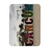 Cancun Sign - Playa Delfine, Mexico Photo Magnet Magneet (Verticaal)