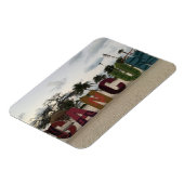 Cancun Sign - Playa Delfine, Mexico Photo Magnet Magneet (Linkerzijde)