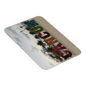 Cancun Sign - Playa Delfine, Mexico Photo Magnet Magneet (Rechterzijde)