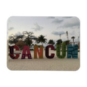 Cancun Sign - Playa Delfine, Mexico Photo Magnet Magneet (Horizontaal)