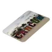 Cancun Sign - Playa Delfine, Mexico Photo Magnet Magneet (Linkerzijde)