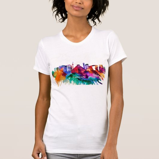 Cancun Skyline T-shirt (Voorkant)