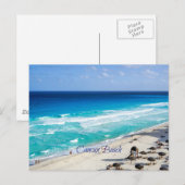 Cancun-strand, Mexico Briefkaart (Voorkant / Achterkant)