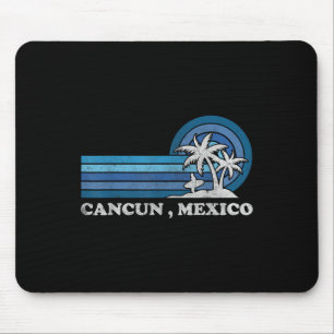 Cancun Strand Mexico Familie Zomer Vakantie Vintag Muismat
