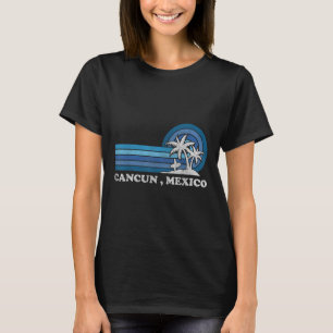 Cancun Strand Mexico Familie Zomer Vakantie Vintag T-shirt