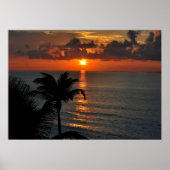 Cancun Sunset Poster (Voorkant)