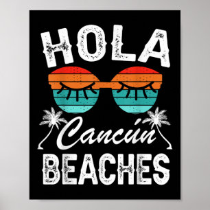 Cancun T Shirt Grappig Zomer Vakantie Matching Fam Poster