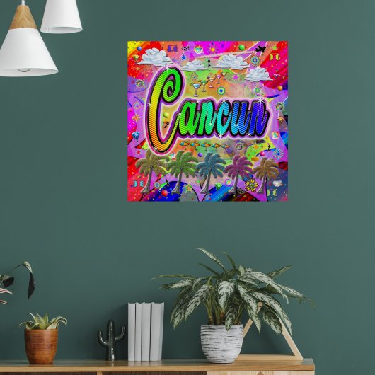 Cancun Vista Express Poster (Woonkamer 1)