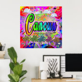 Cancun Vista Express Poster (Thuiskantoor)