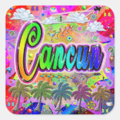 Cancun Vista Express Sticker (Voorkant)