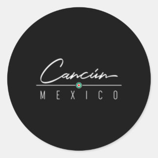 Cancun voor Mexico Ronde Sticker