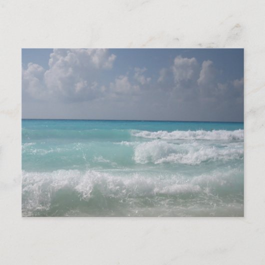 Cancun Waves Briefkaart (Voorkant)